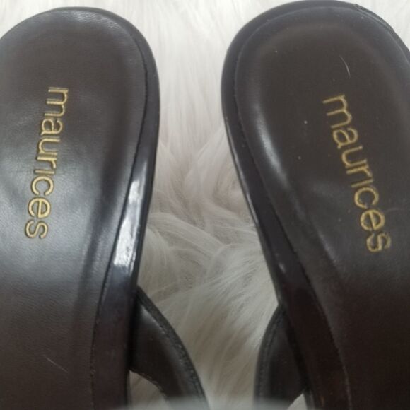 MAURICES BROWN HEELED SANDALS - Picture 5 of 11